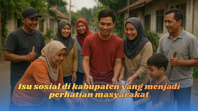 isu sosial di kabupaten